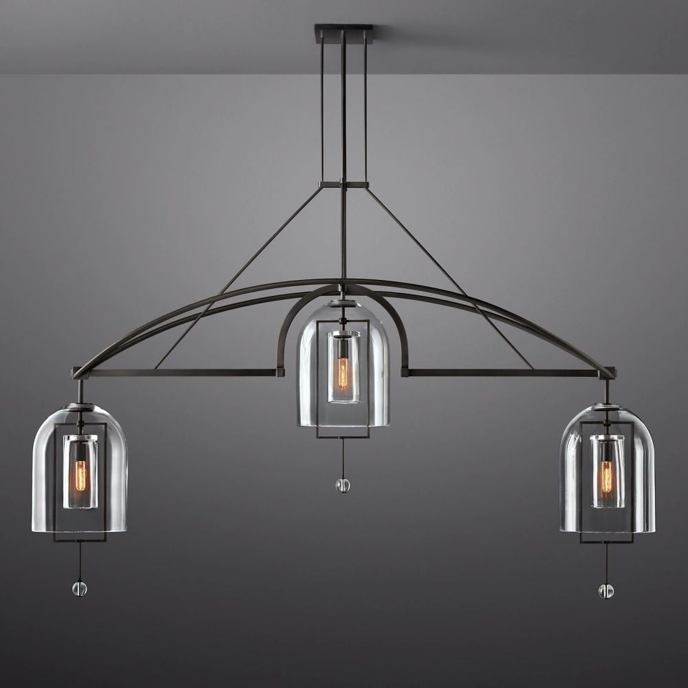 Fulcrum Linear Chandelier 85" For Living Room