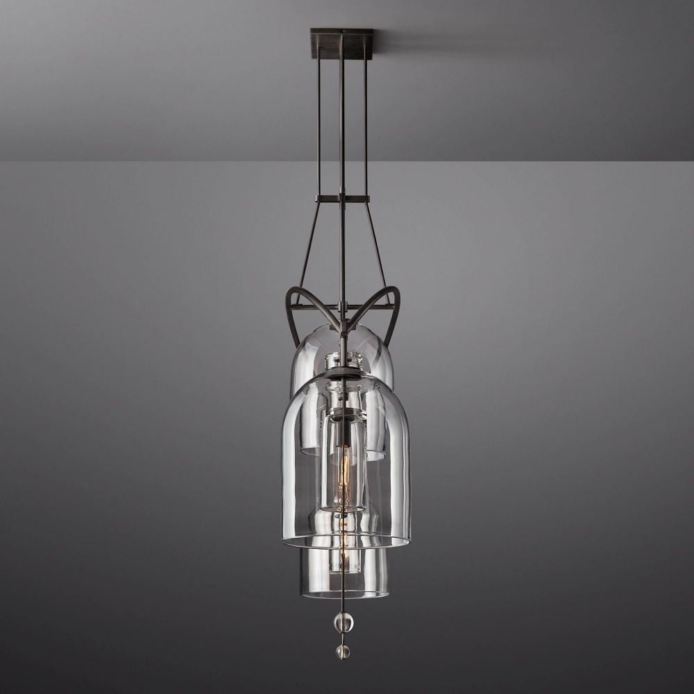 Fulcrum Linear Chandelier 85" For Living Room