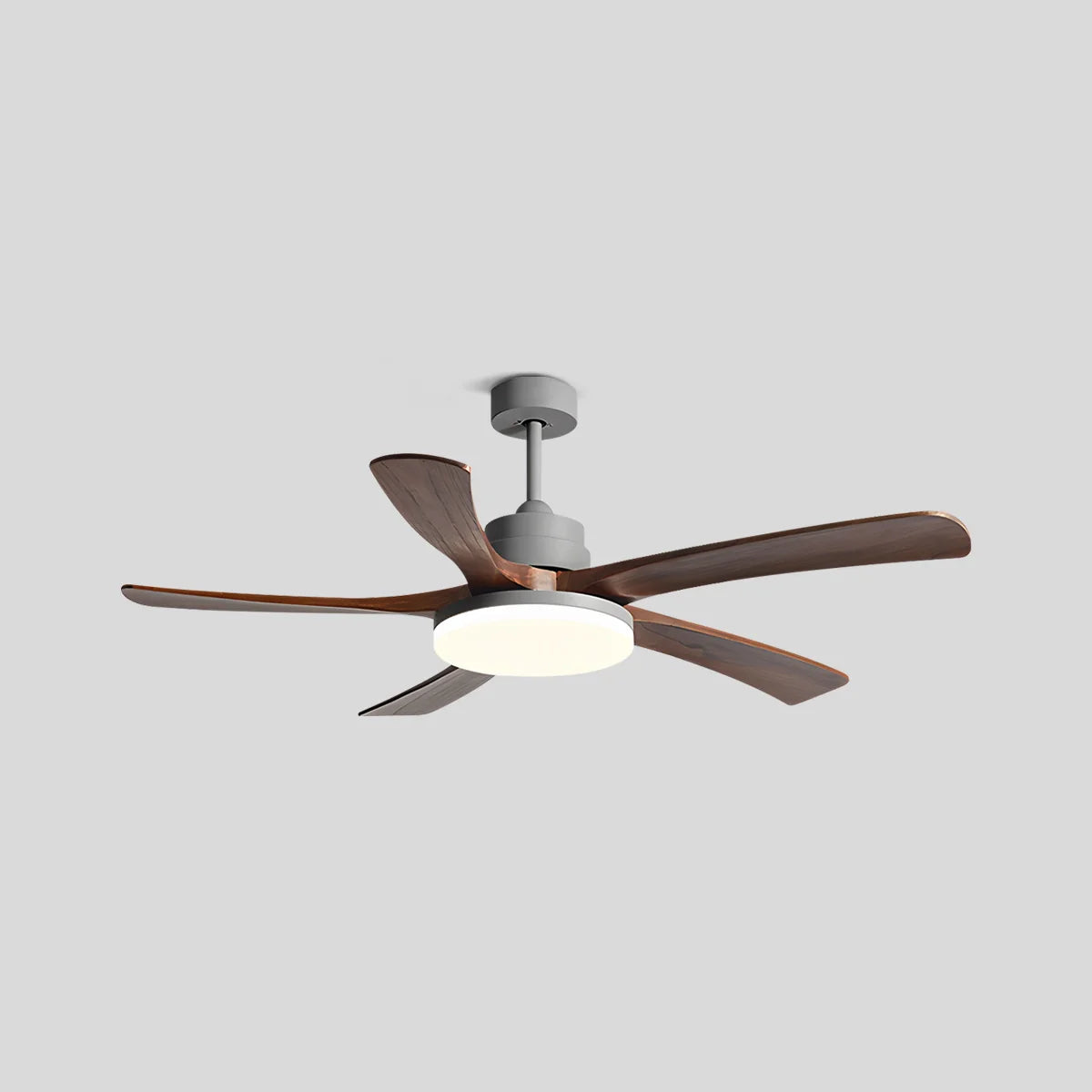 Eloer High Wind Solid Wood Ceiling Fan Light