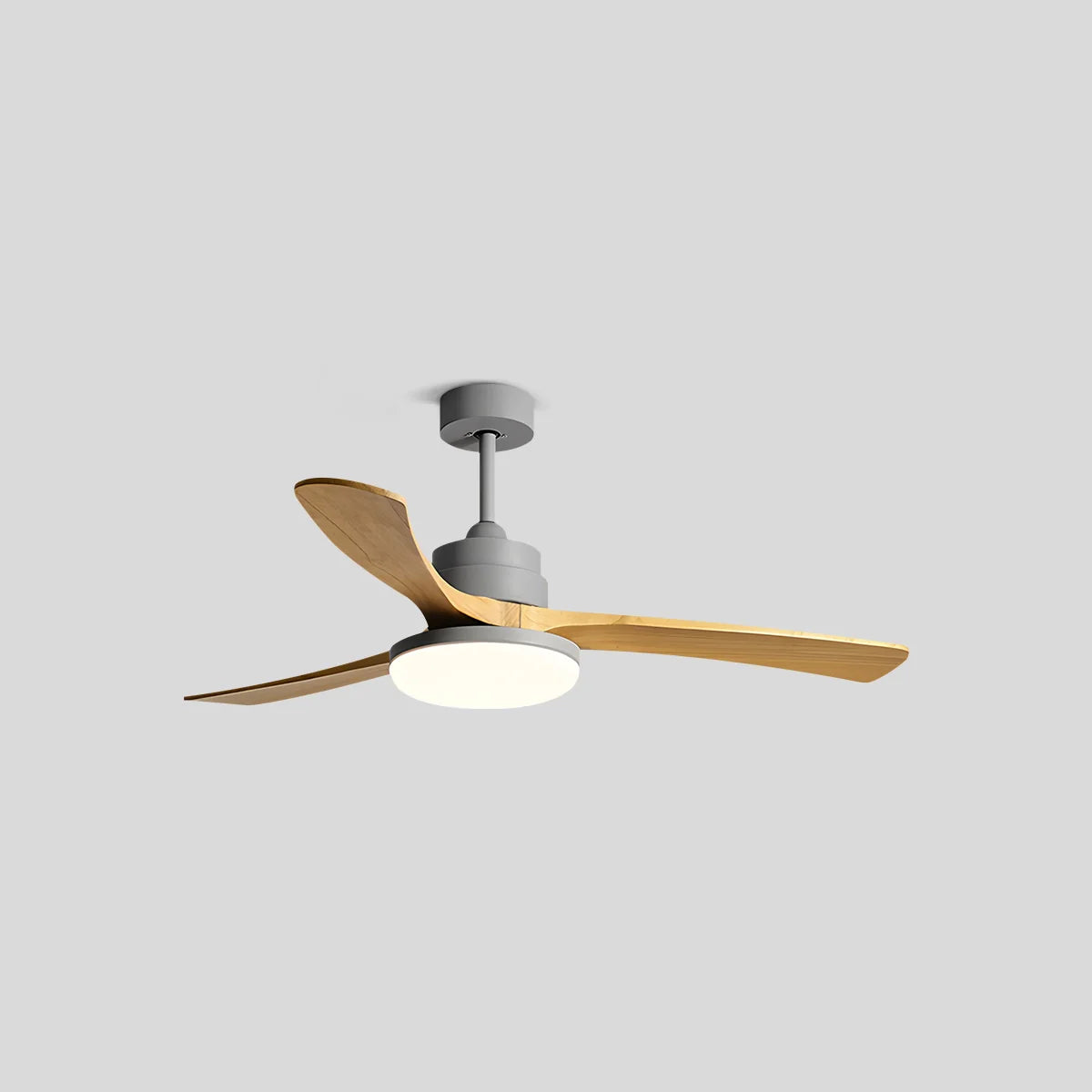 Eloer High Wind Solid Wood Ceiling Fan Light
