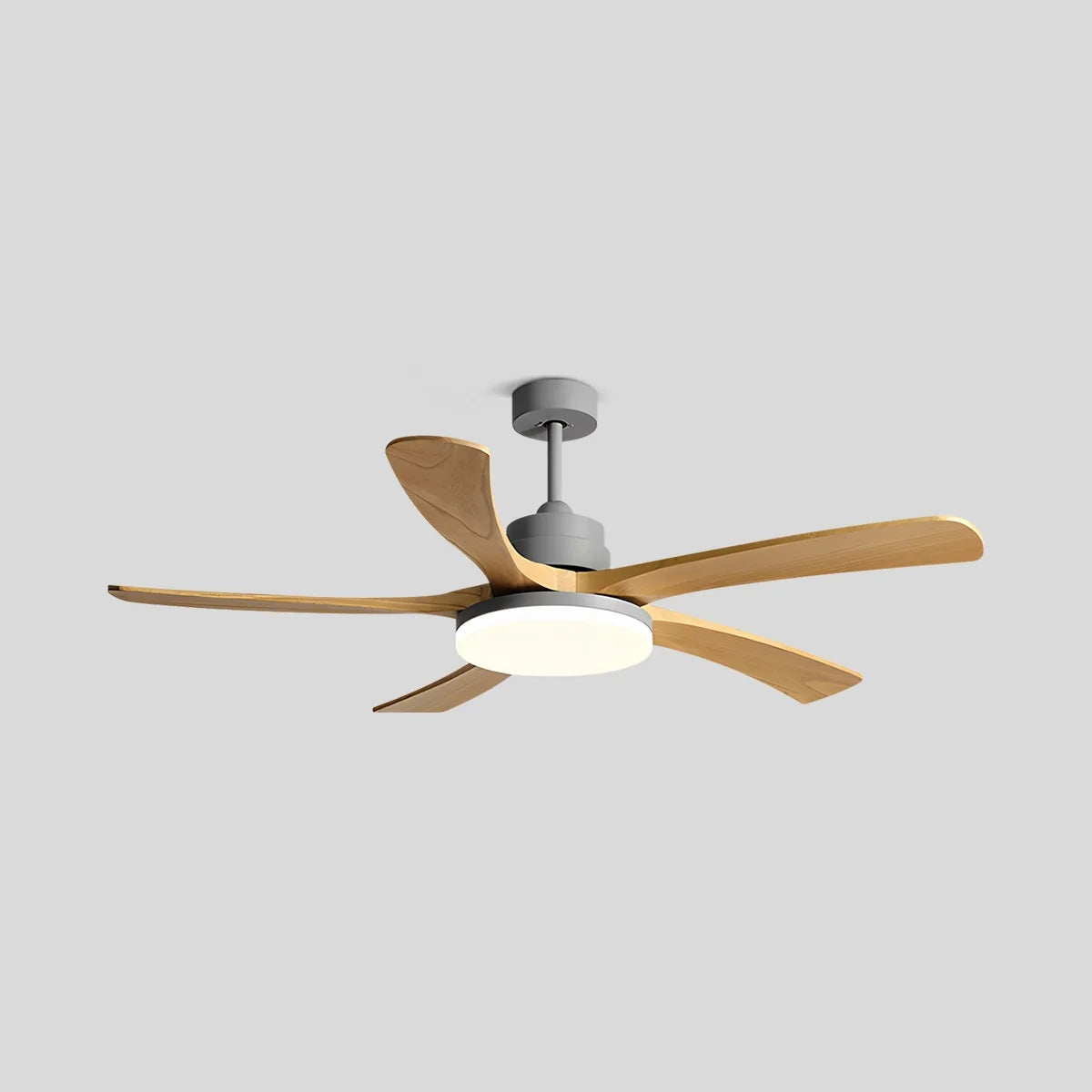 Eloer High Wind Solid Wood Ceiling Fan Light