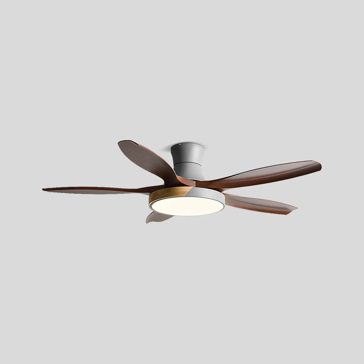 Eloer Nordic 5-Blade LED Ceiling Fan Light