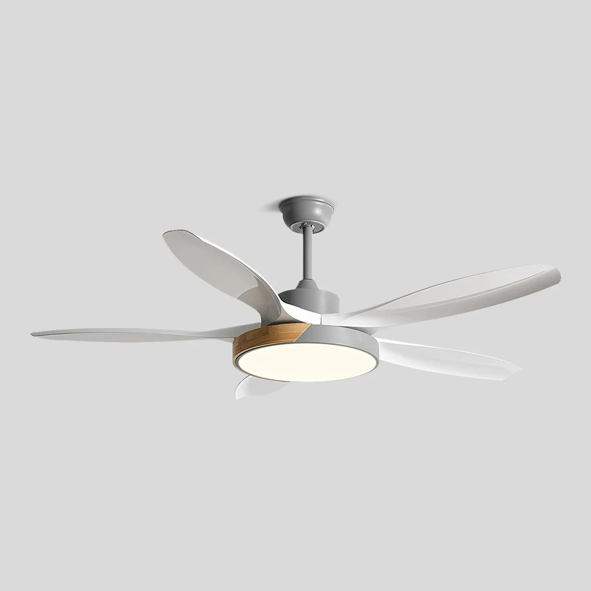 Eloer Nordic Living Room Ceiling Fan with Light