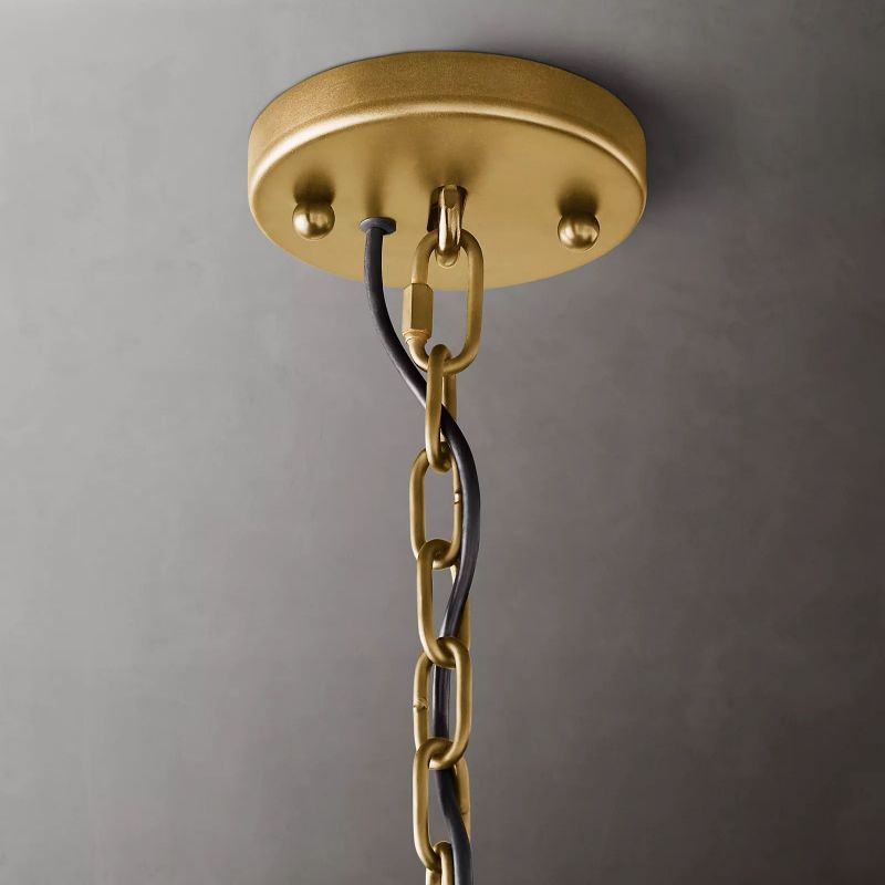 Harlow Calcite Round Chandelier D 31"-konalight