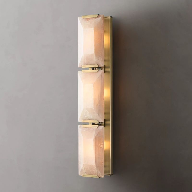 Harlow Calcite Triple Sconce 3 lights-konalight