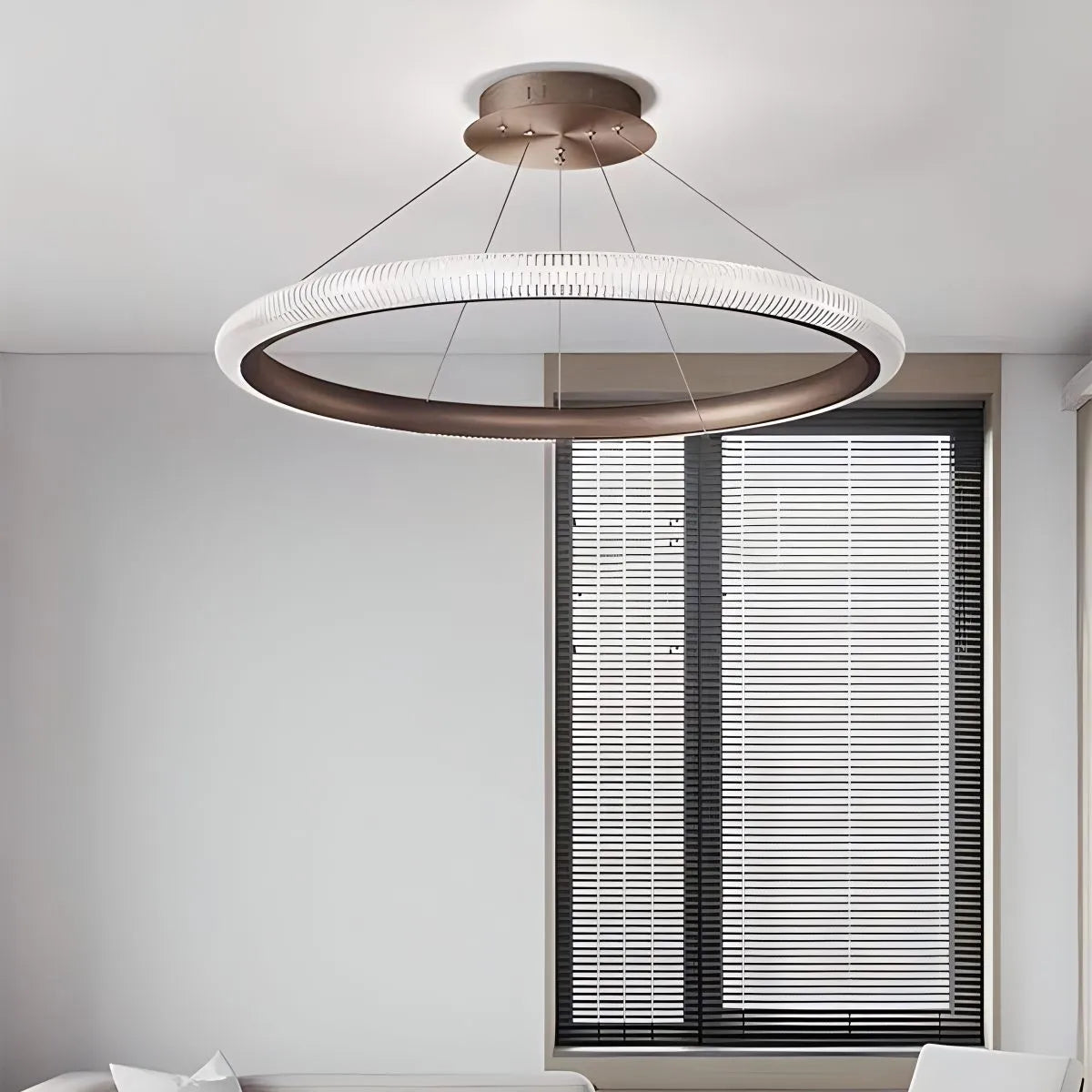 Eloer Nordic Circular Chandelier for Living Room