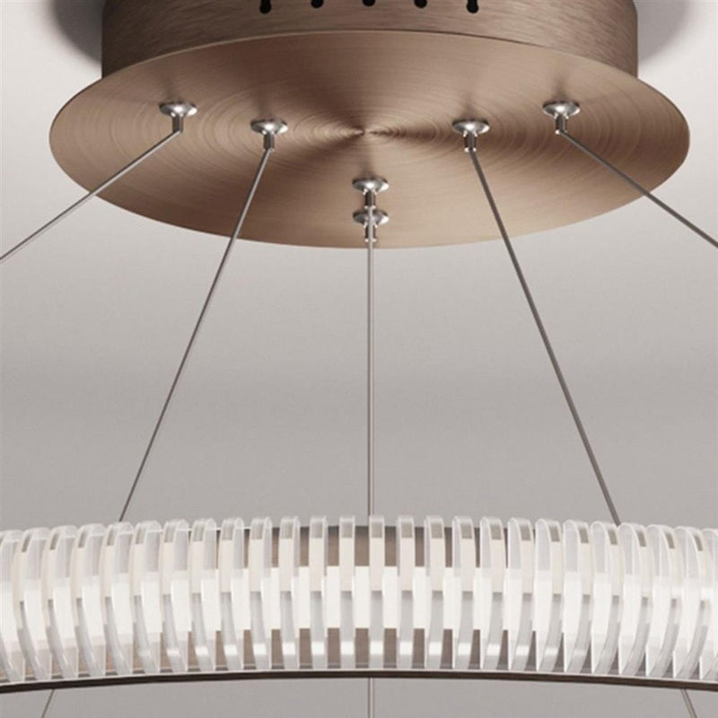 Eloer Nordic Circular Chandelier for Living Room