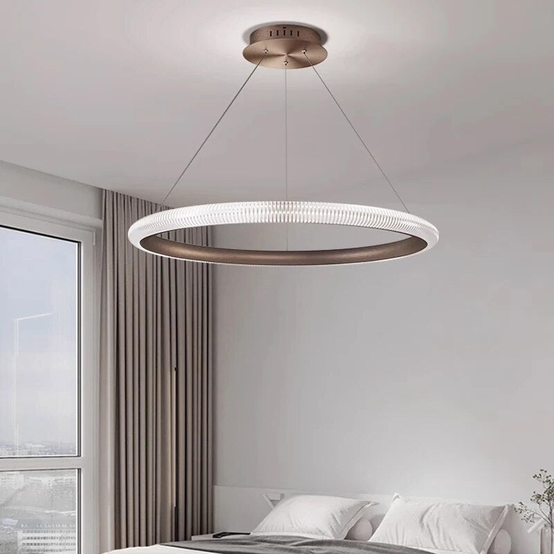 Eloer Nordic Circular Chandelier for Living Room