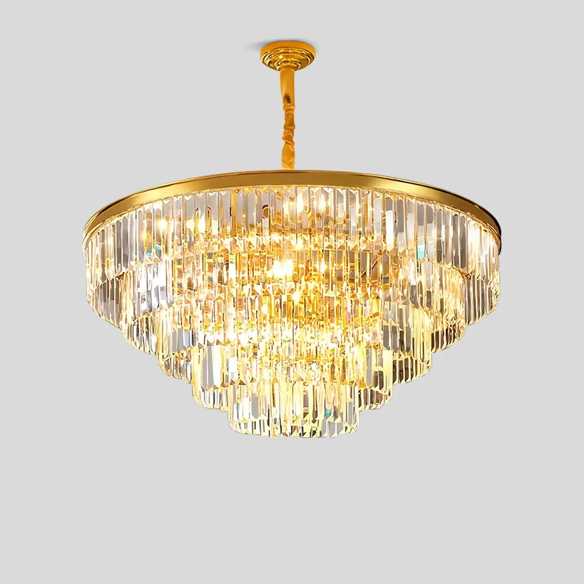 Eloer Light Luxury Crystal Chandelier for Living Room