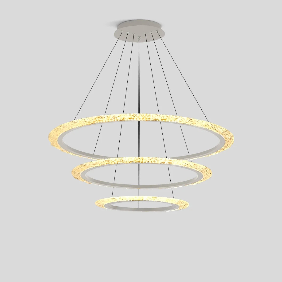 Eloer Light Luxury Ring Chandelier for Living Room