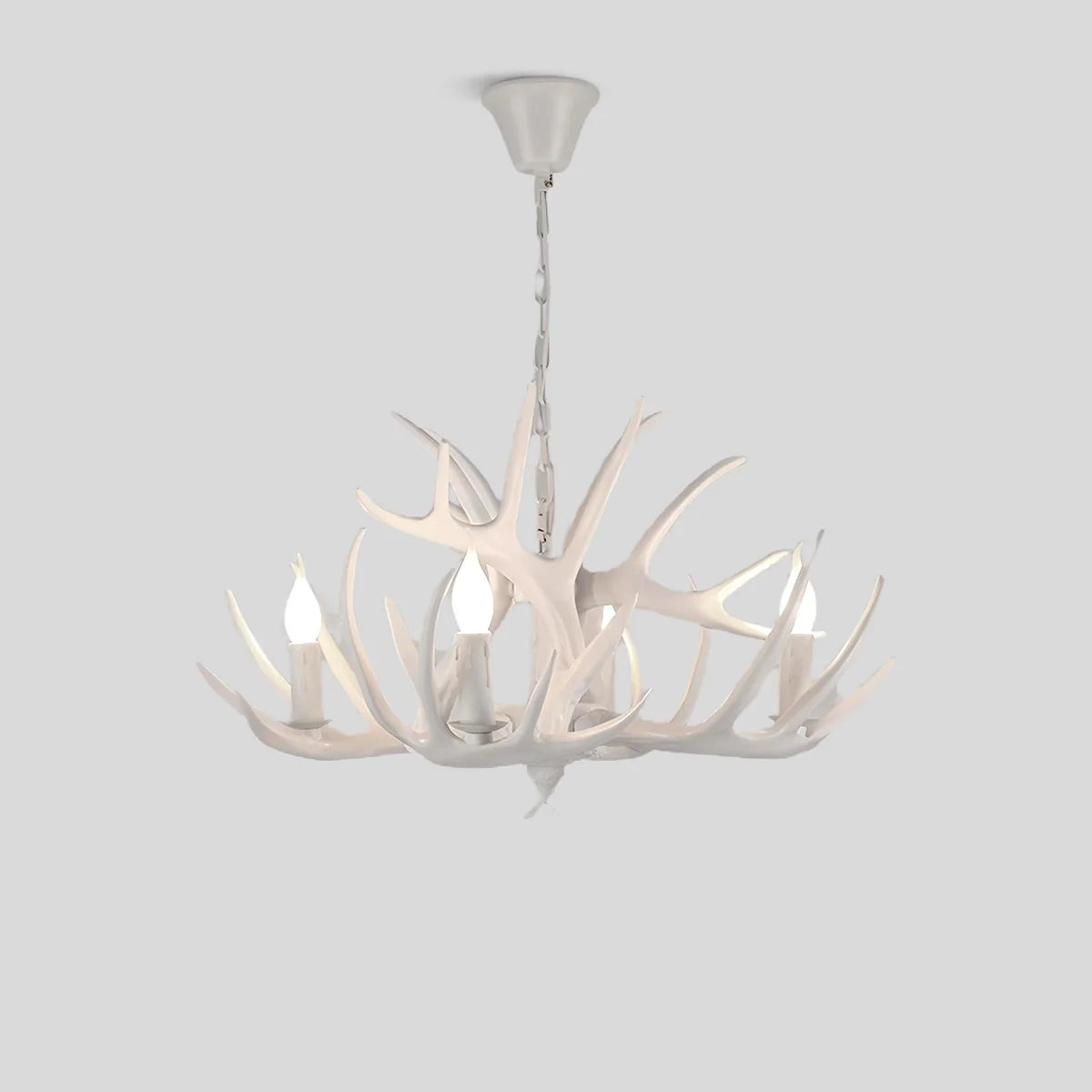 Eloer Antler Shape Resin Chandelier for Living Room