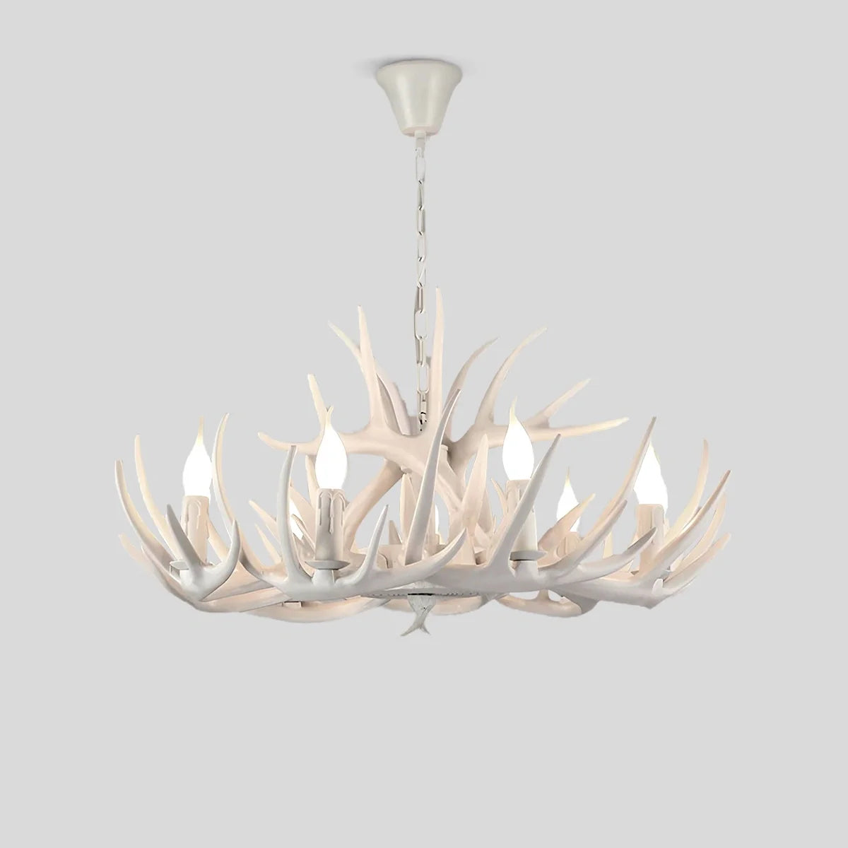 Eloer Antler Shape Resin Chandelier for Living Room