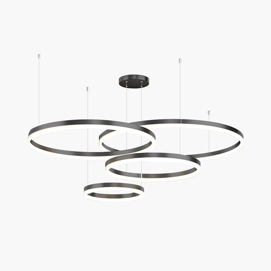 Eloer Modern Wireless Ring Chandelier Ceiling Lamp
