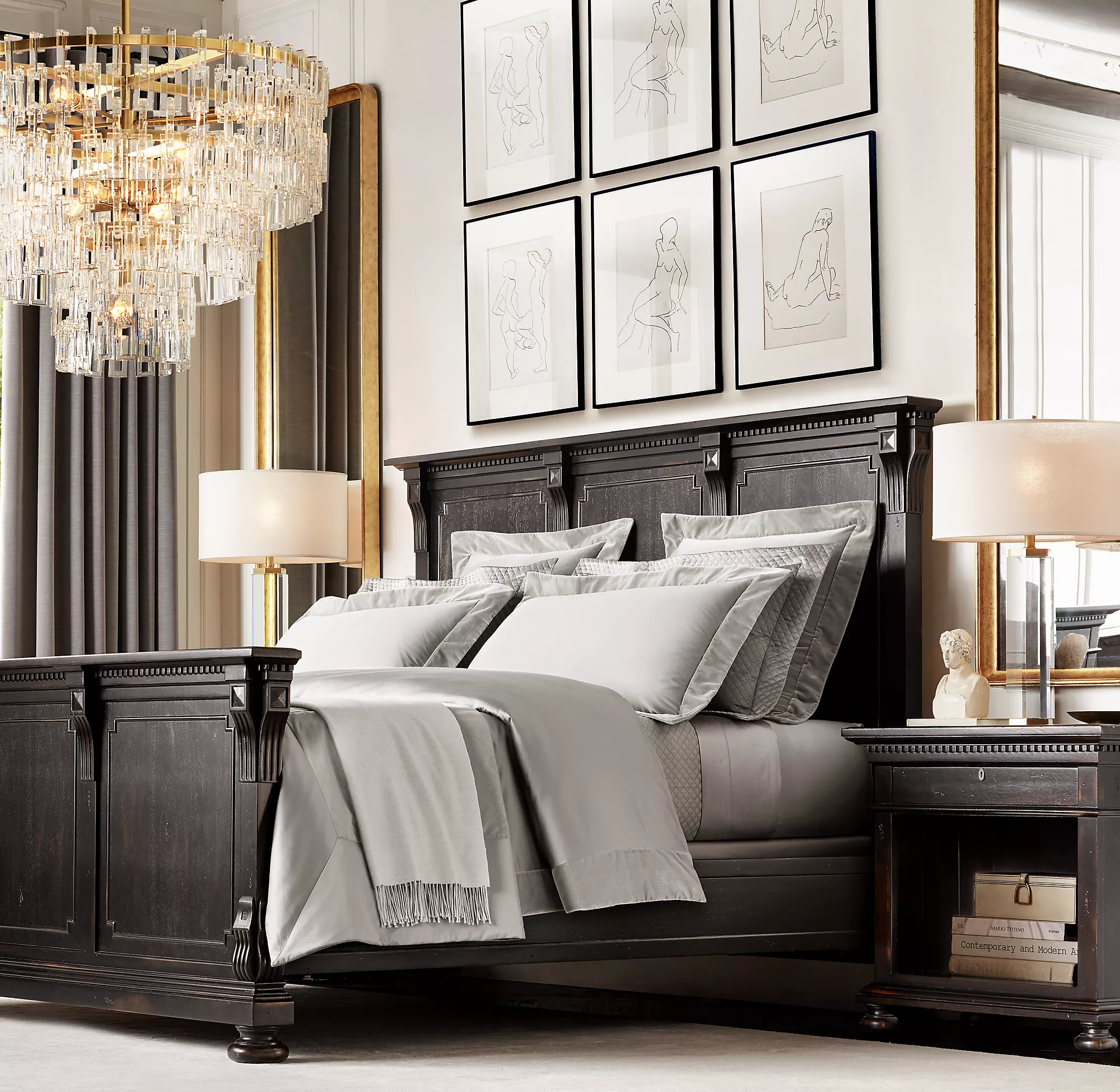 Marignan Tiered Round Chandelier 60"