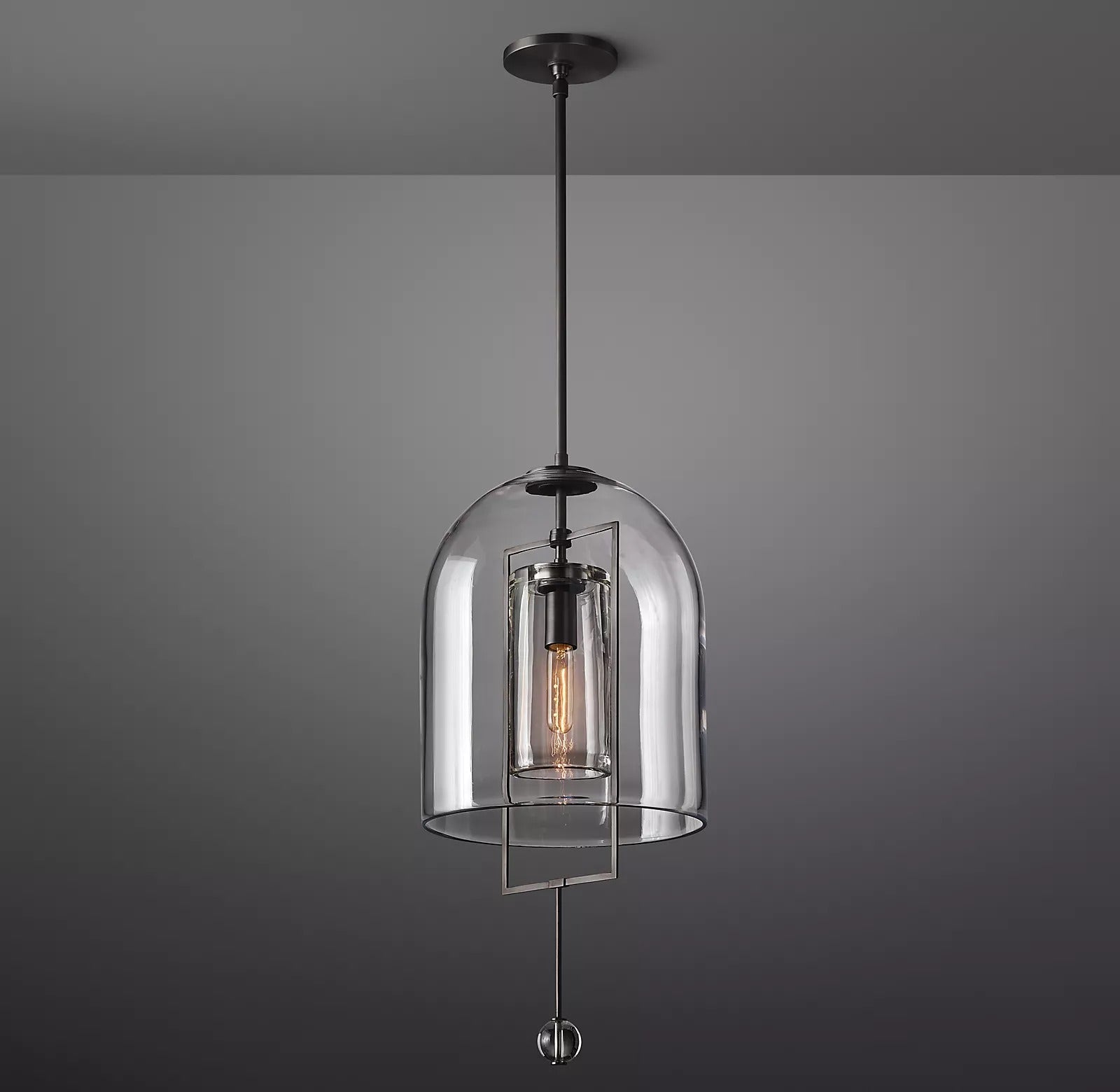 Fulcrum Modern Minimalist Design Sense Pendant Light 13" For Living Ro