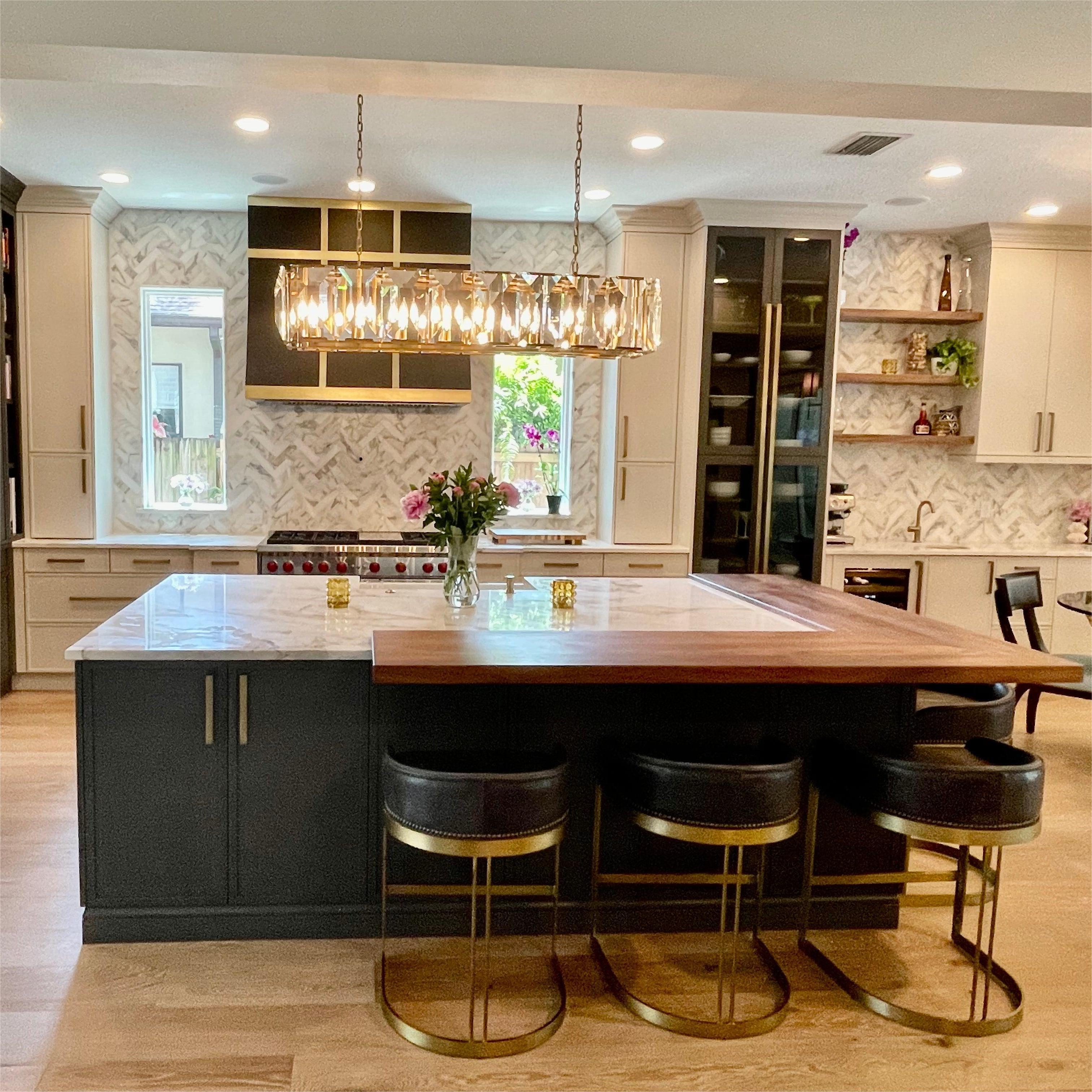 Harlow Crystal Rectangular Chandelier 54"/62"/74"-konalight