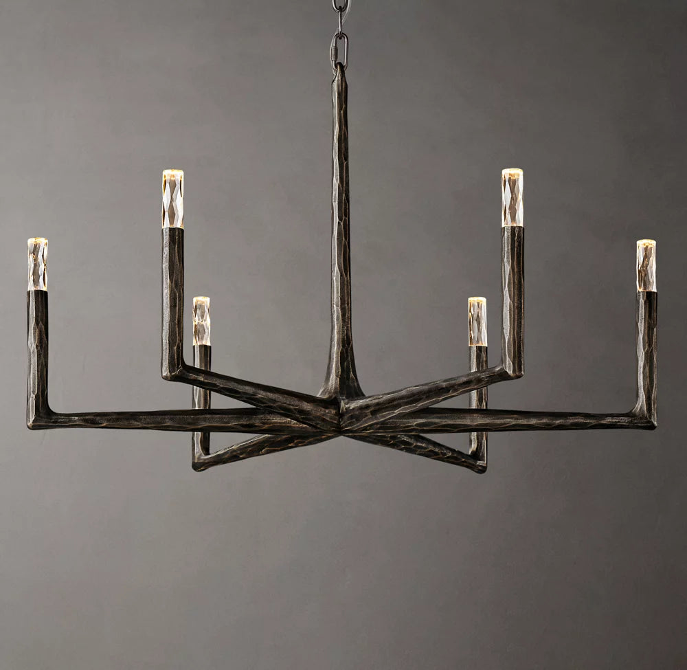 Thaddeus Round Chandelier 36" For Living Room-konalight