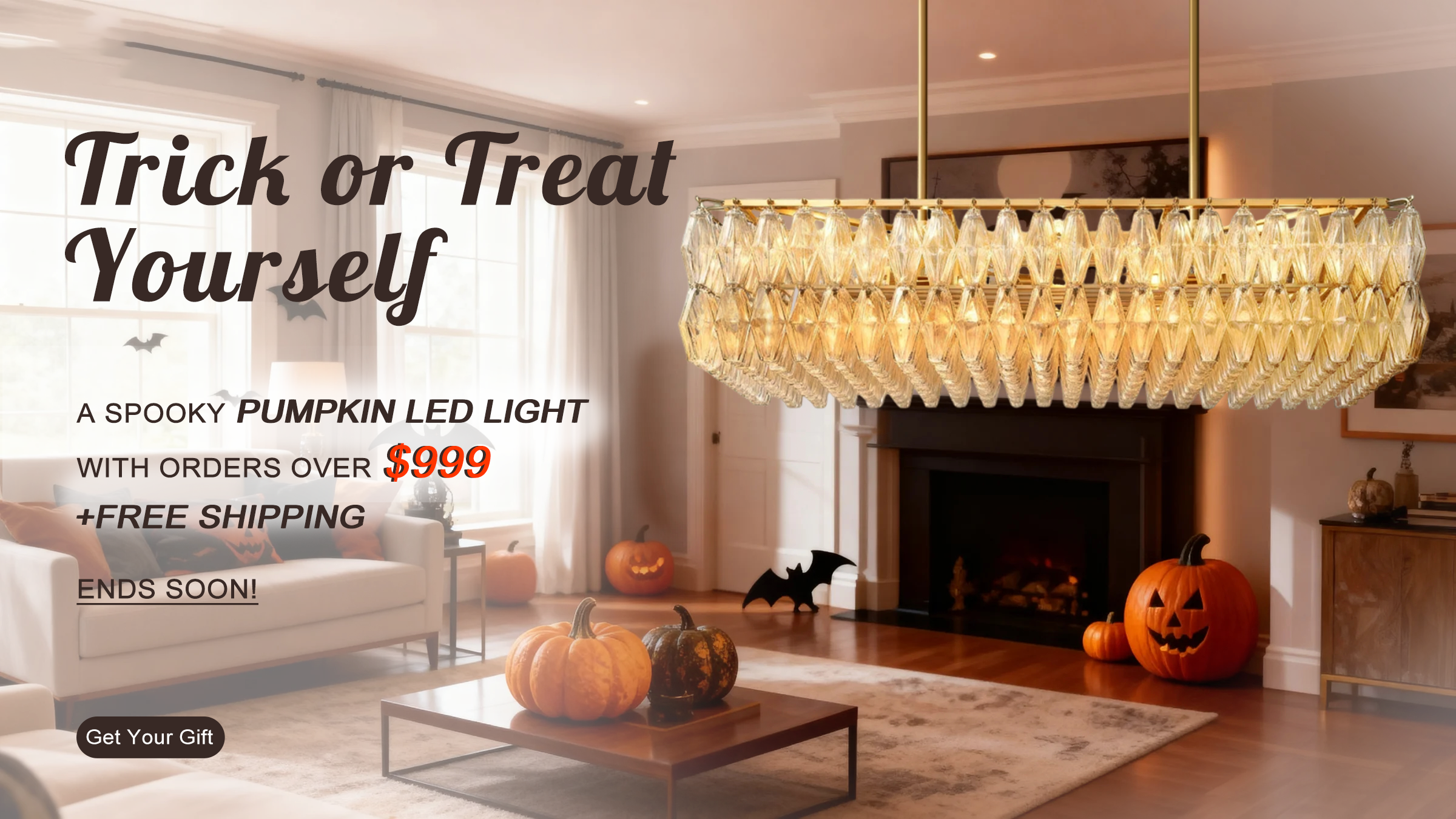 Thaddeus Linear Chandelier 72" 13-Lights For Living Room