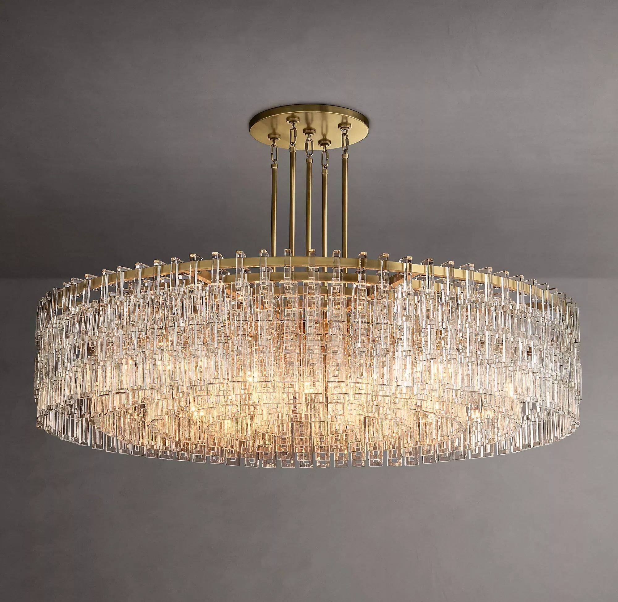 Marignan Round Chandelier 60"