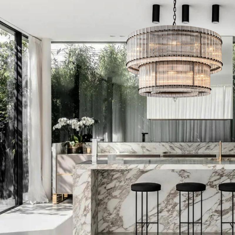 Modern San Marco Luxury Round Chandelier 48"-konalight