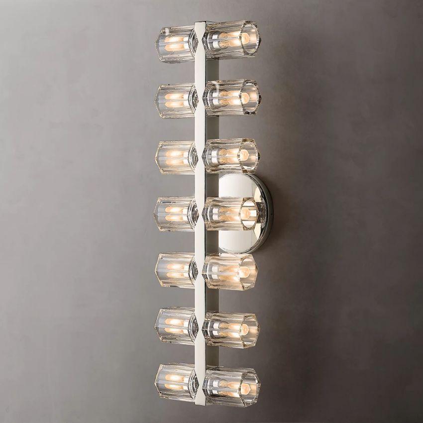 Arcachon 14-Light K9 Crystal Glass Modern Wall Lamp-konalight