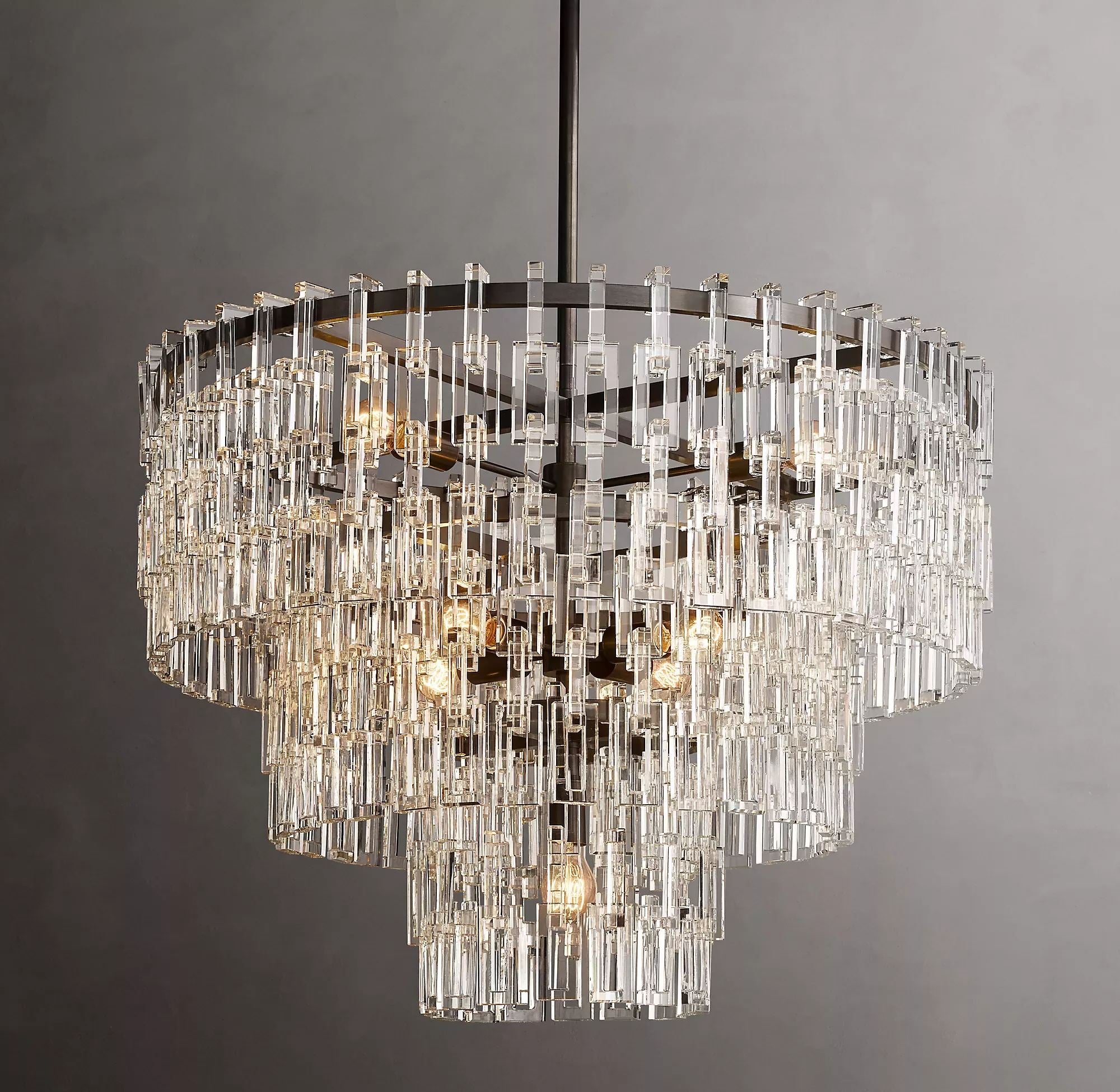 Marignan Tiered Round Chandelier 36"