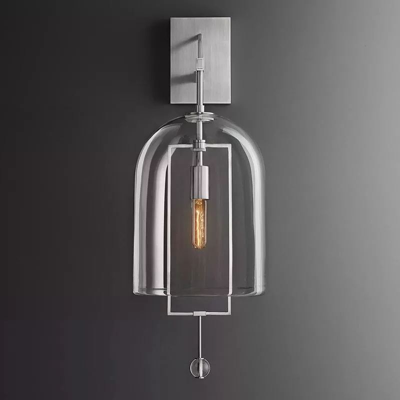 Fulcrum Glass Grand Wall Sconce 29"-konalight