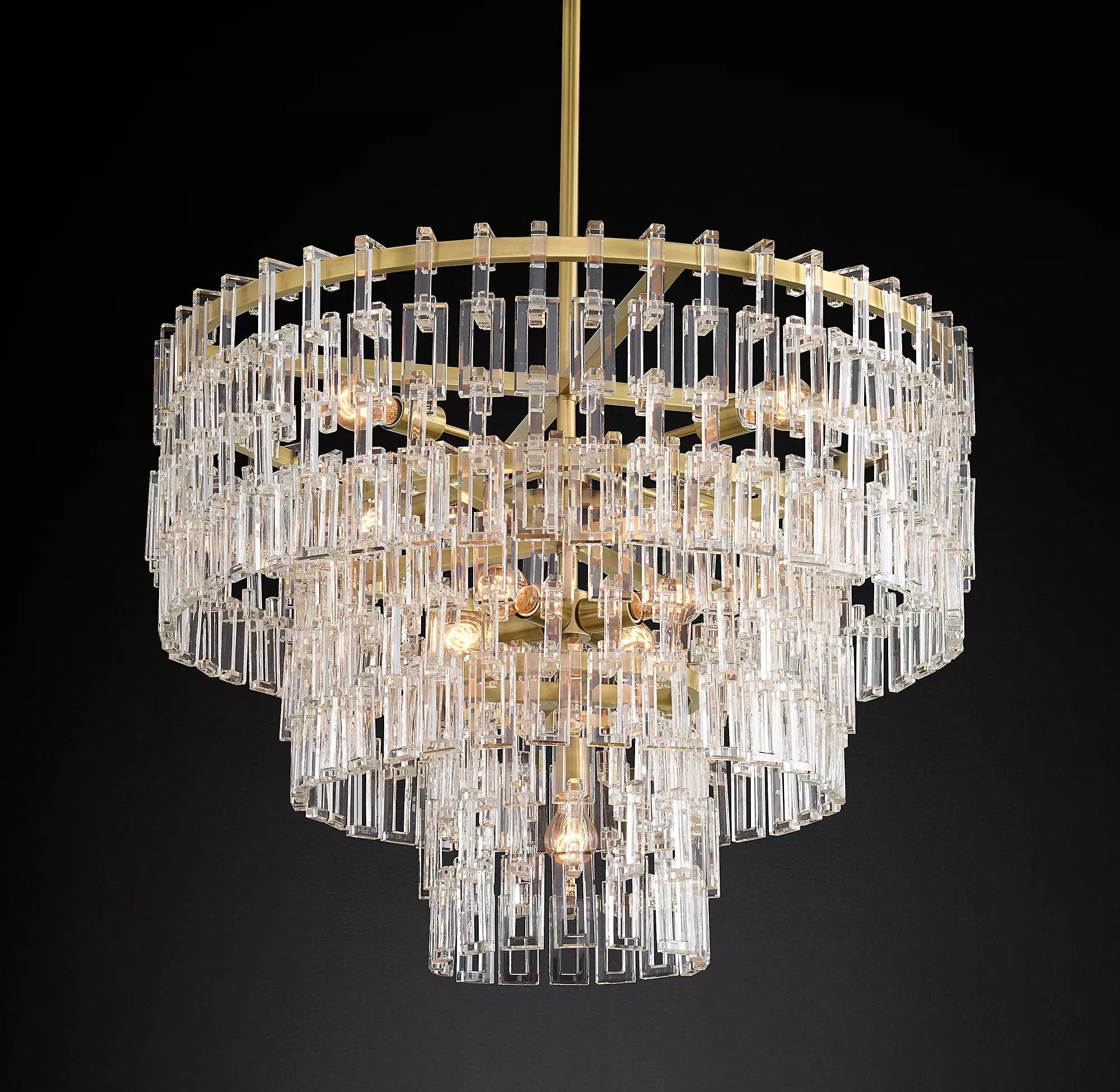 Marignan Tiered Round Chandelier 36"