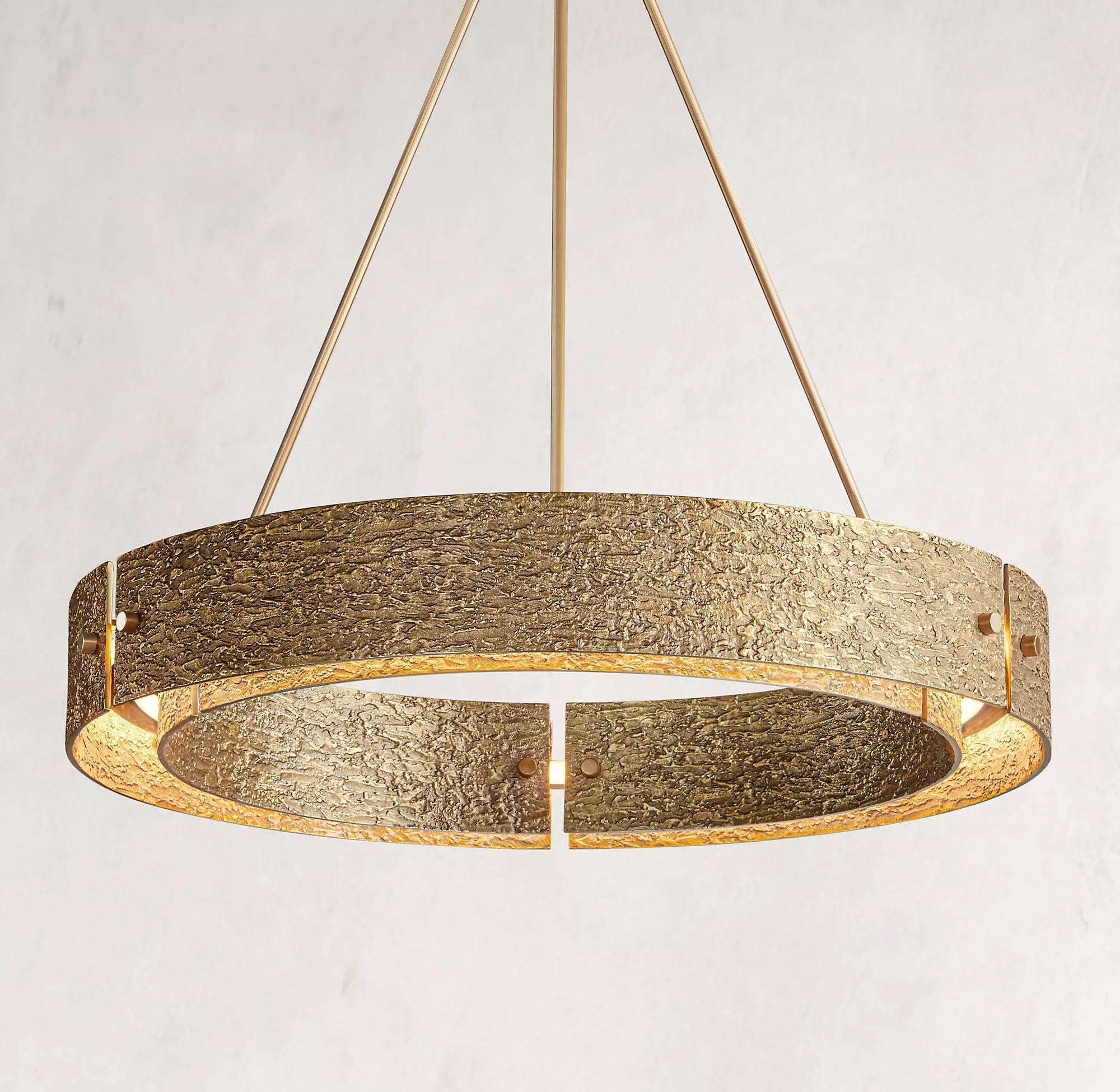 Vouvray Round Brass Chandelier D36"/D48"/D60"-konalight