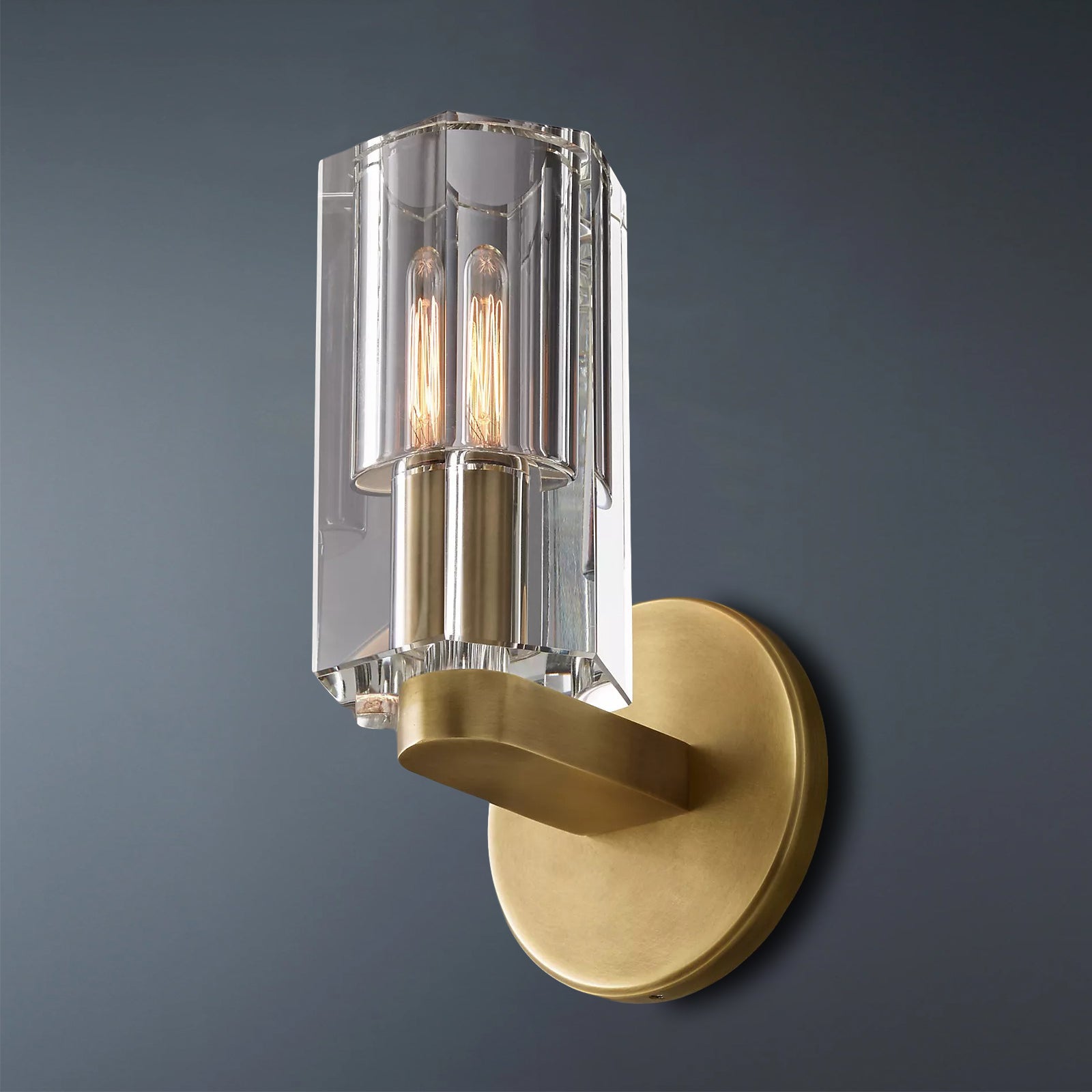 Arcachon Brass Wall Sconce-konalight