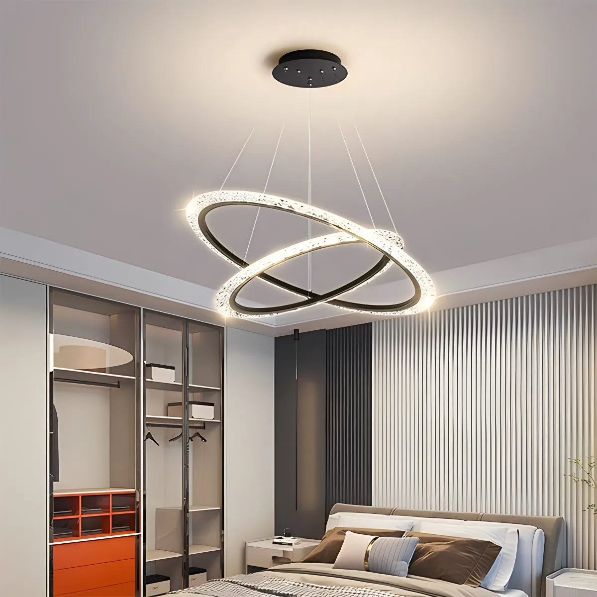 Eloer Light Luxury Ring Chandelier for Living Room