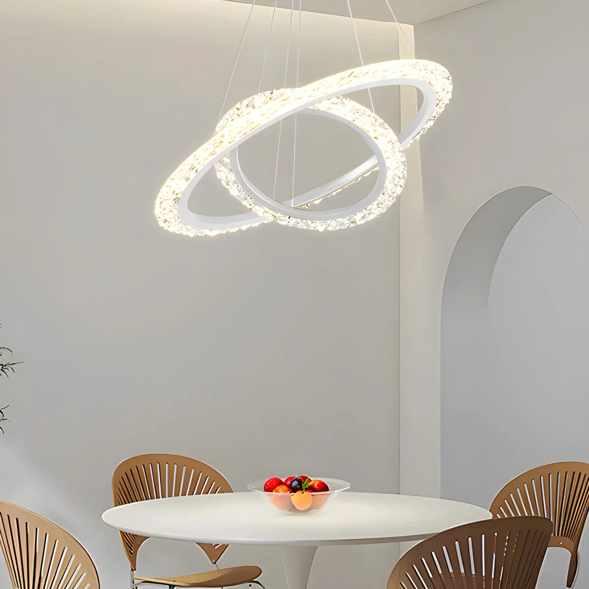 Eloer Light Luxury Ring Chandelier for Living Room