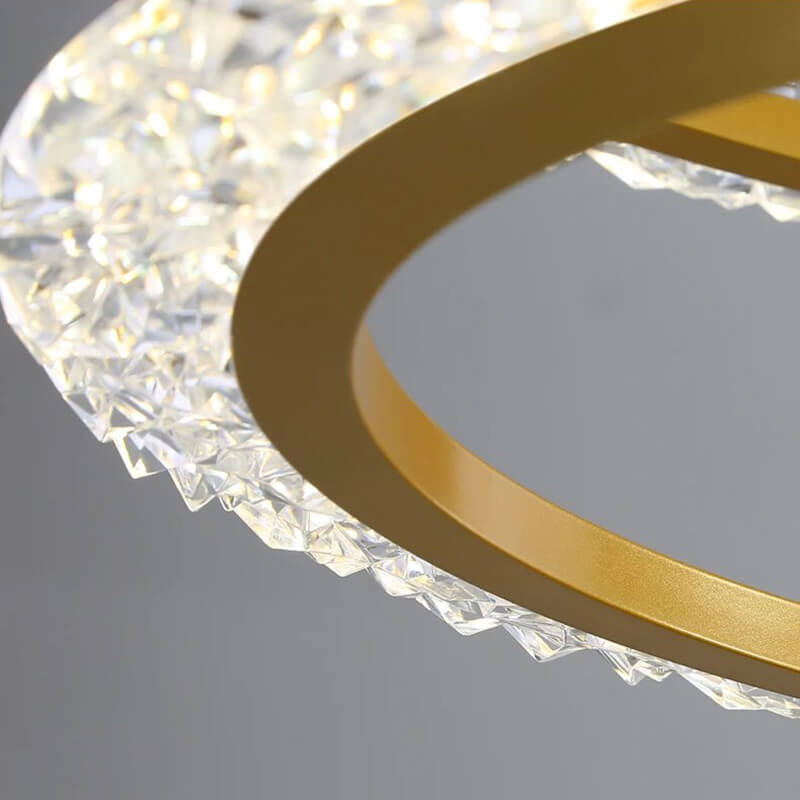 Eloer Light Luxury Ring Chandelier for Living Room