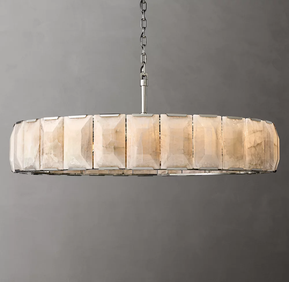 Harlow Calcite Round Chandelier D 60"
