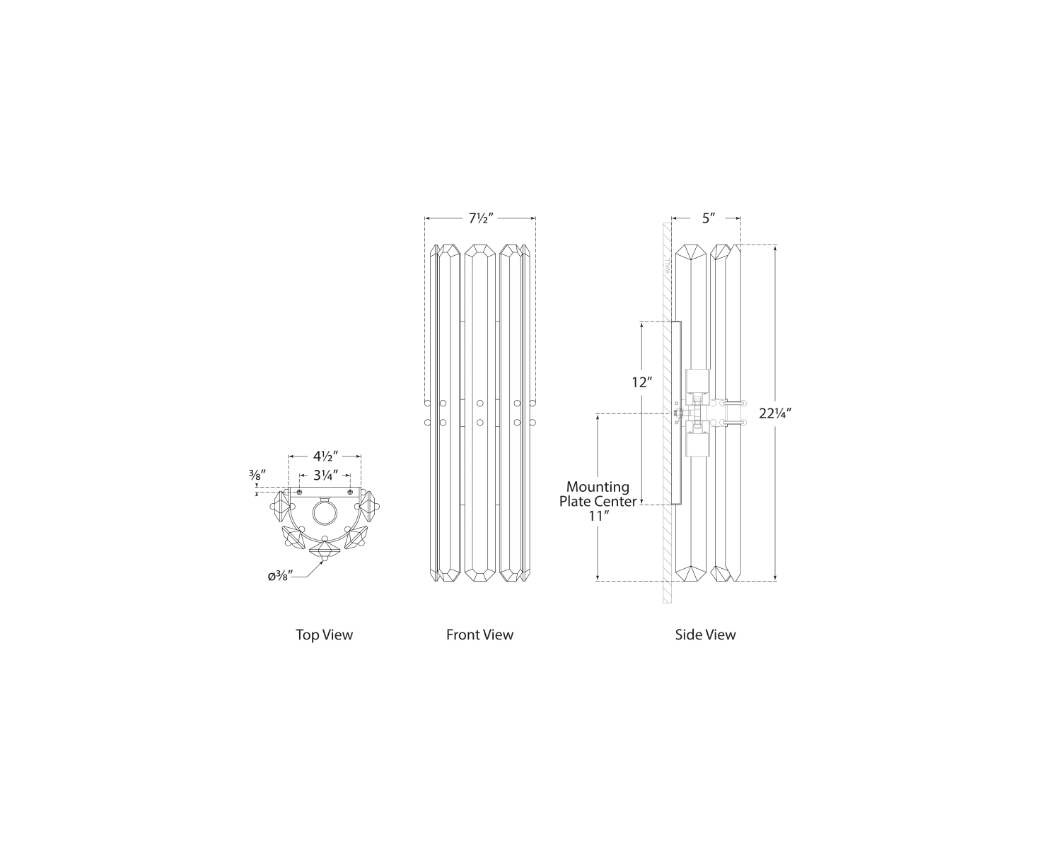 Bonning Wall Sconce 22"