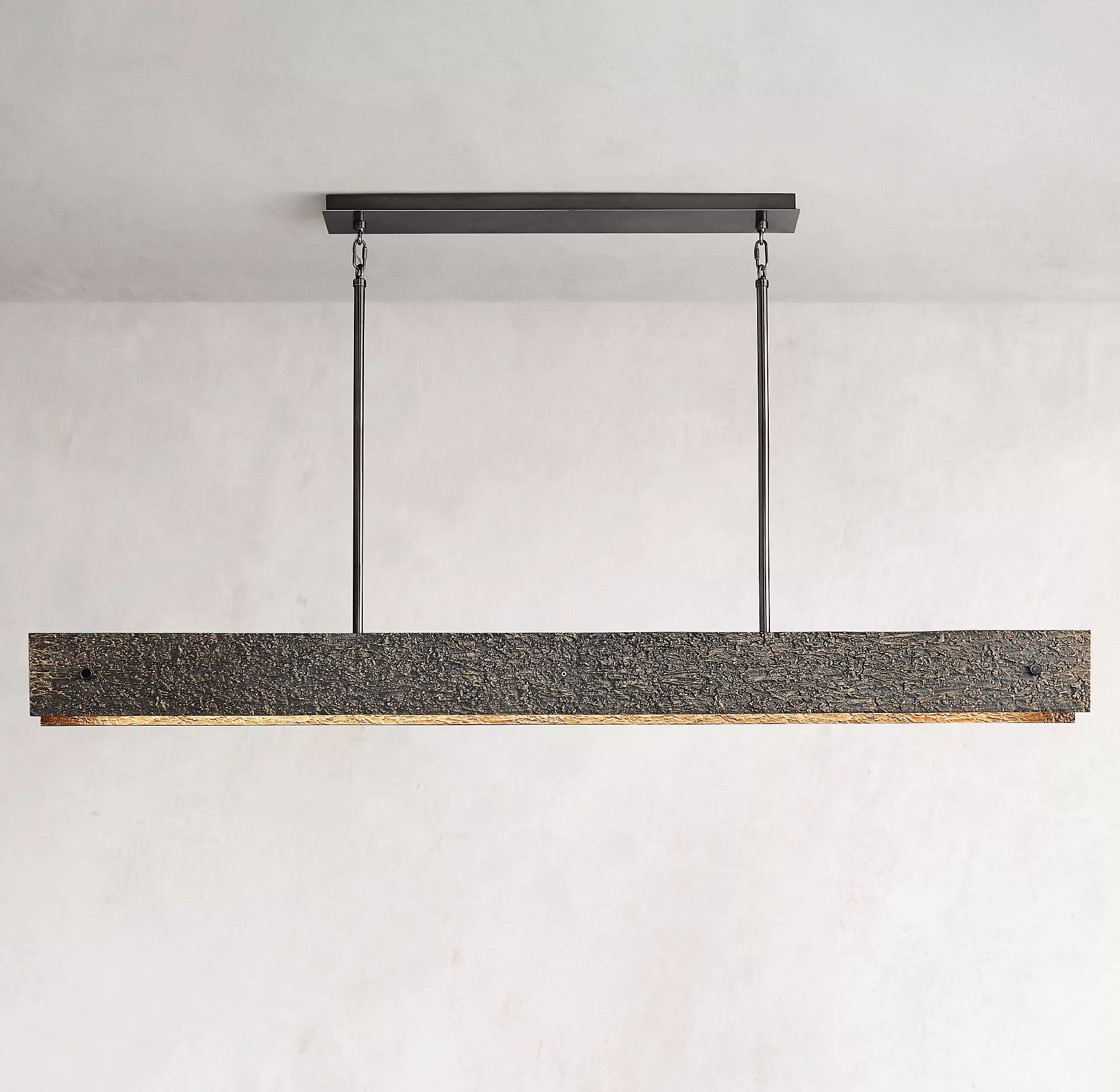 Vouvray Linear Brass Chandelier L54"/L72"-konalight