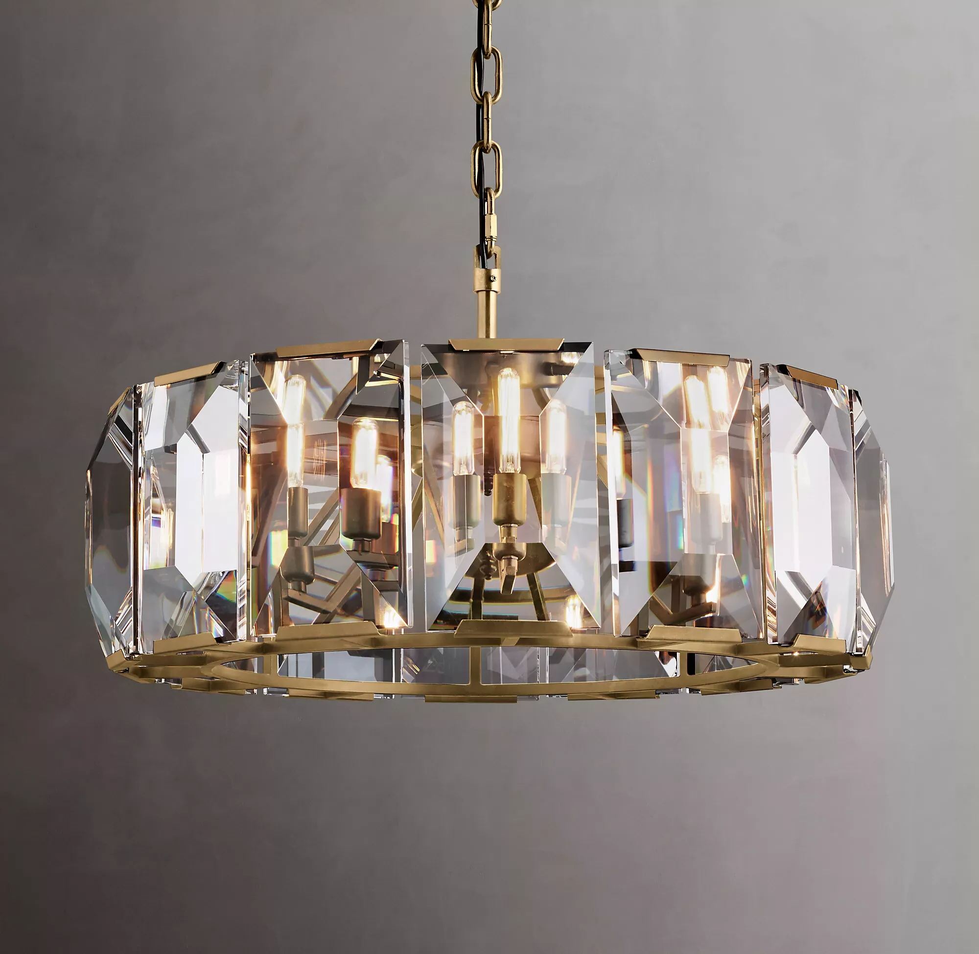 Harlow Crystal Round Chandelier 19"/31"/43"-konalight