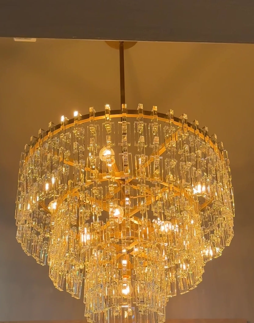 Marignan Tiered Round Chandelier 36"