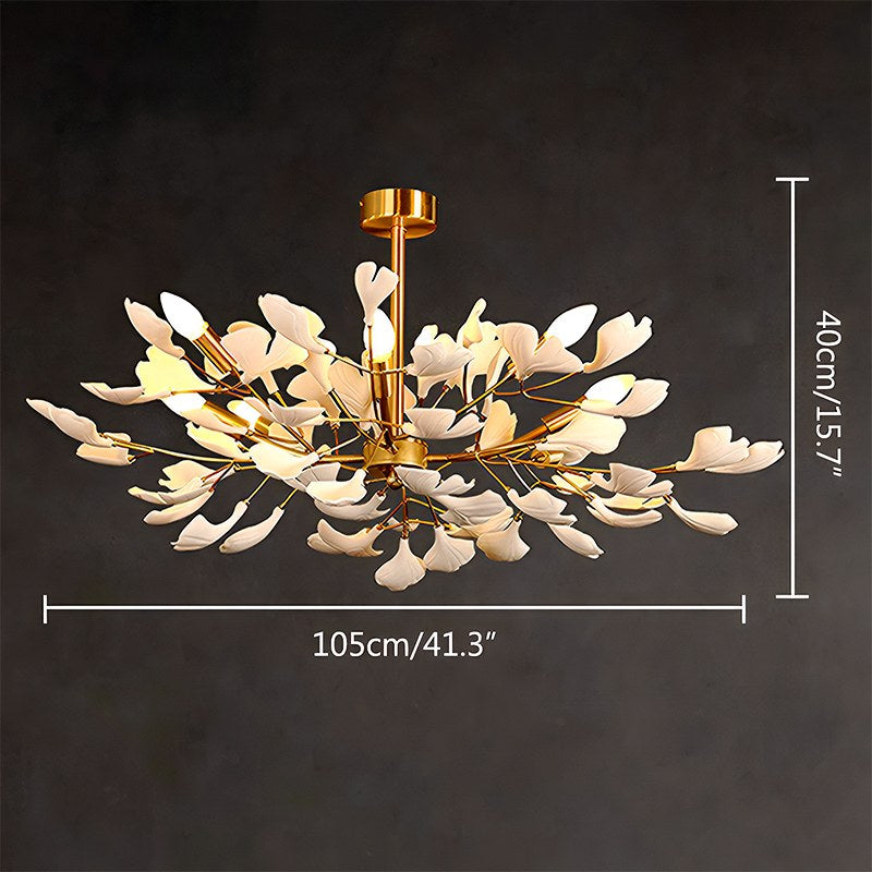 Eloer Gingko Chandelier-A for Bedroom Living Room