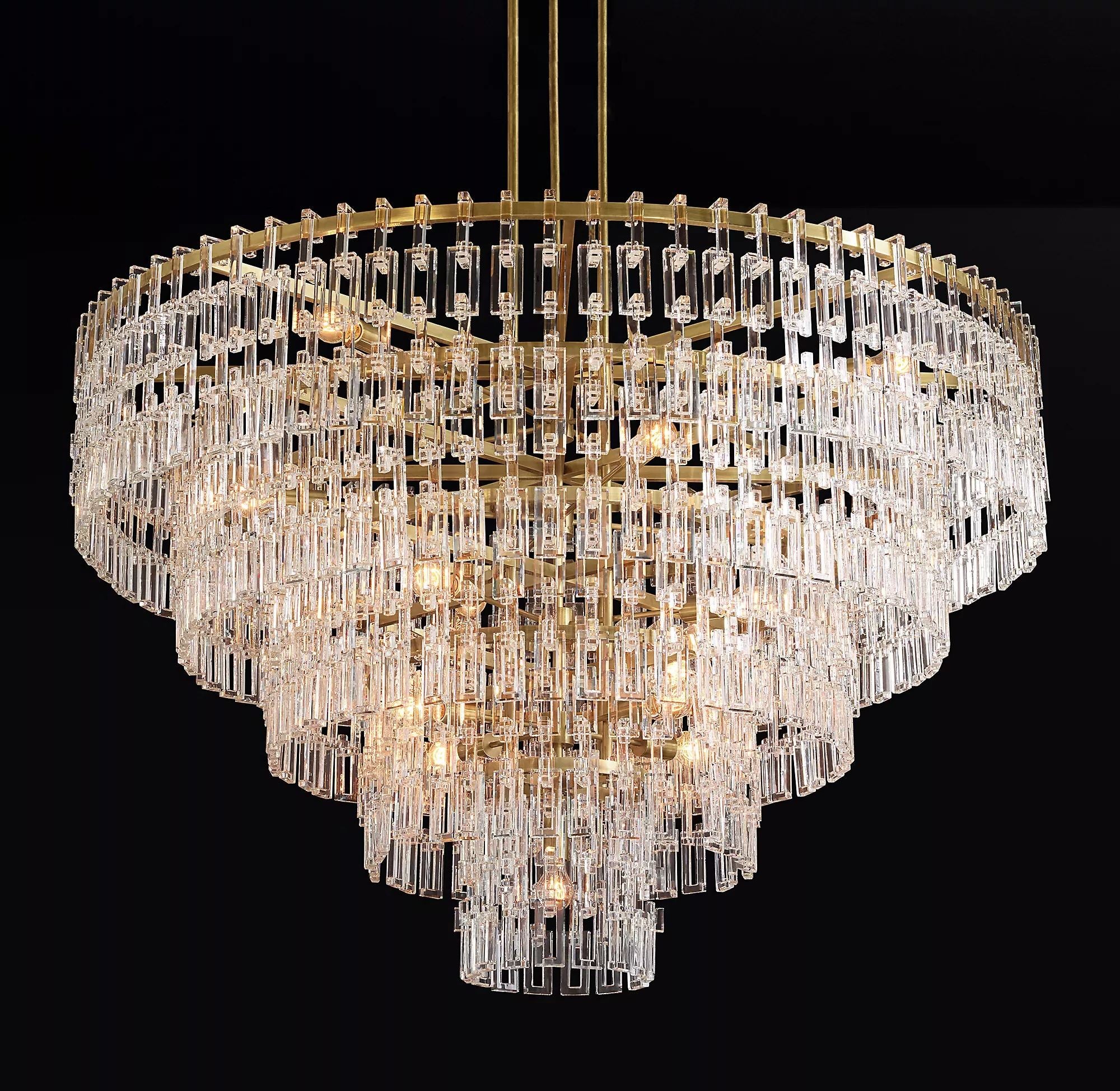 Marignan Tiered Round Chandelier 60"