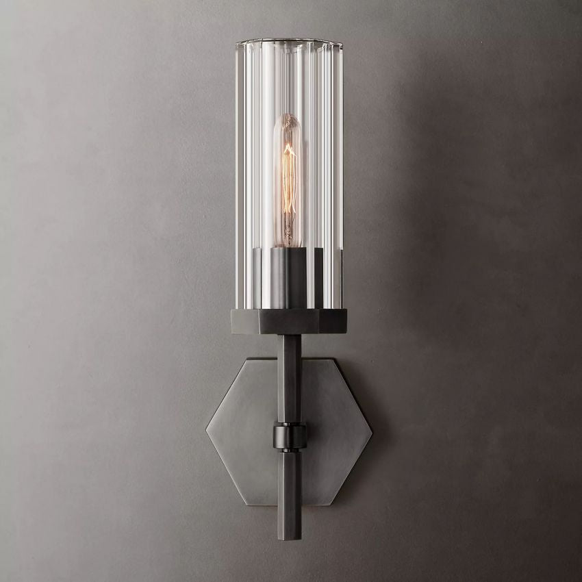 Bamcee Hexagonal Single Head Wall Sconce Modern Wall Lamp-konalight