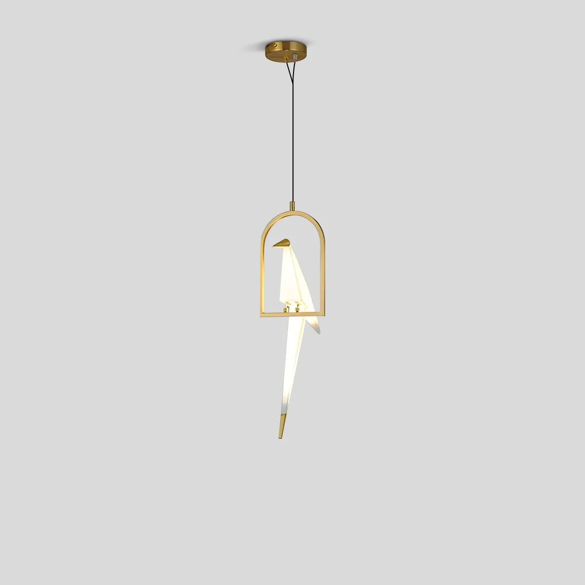 Eloer Paper Crane Bird Chandelier for Dining Room