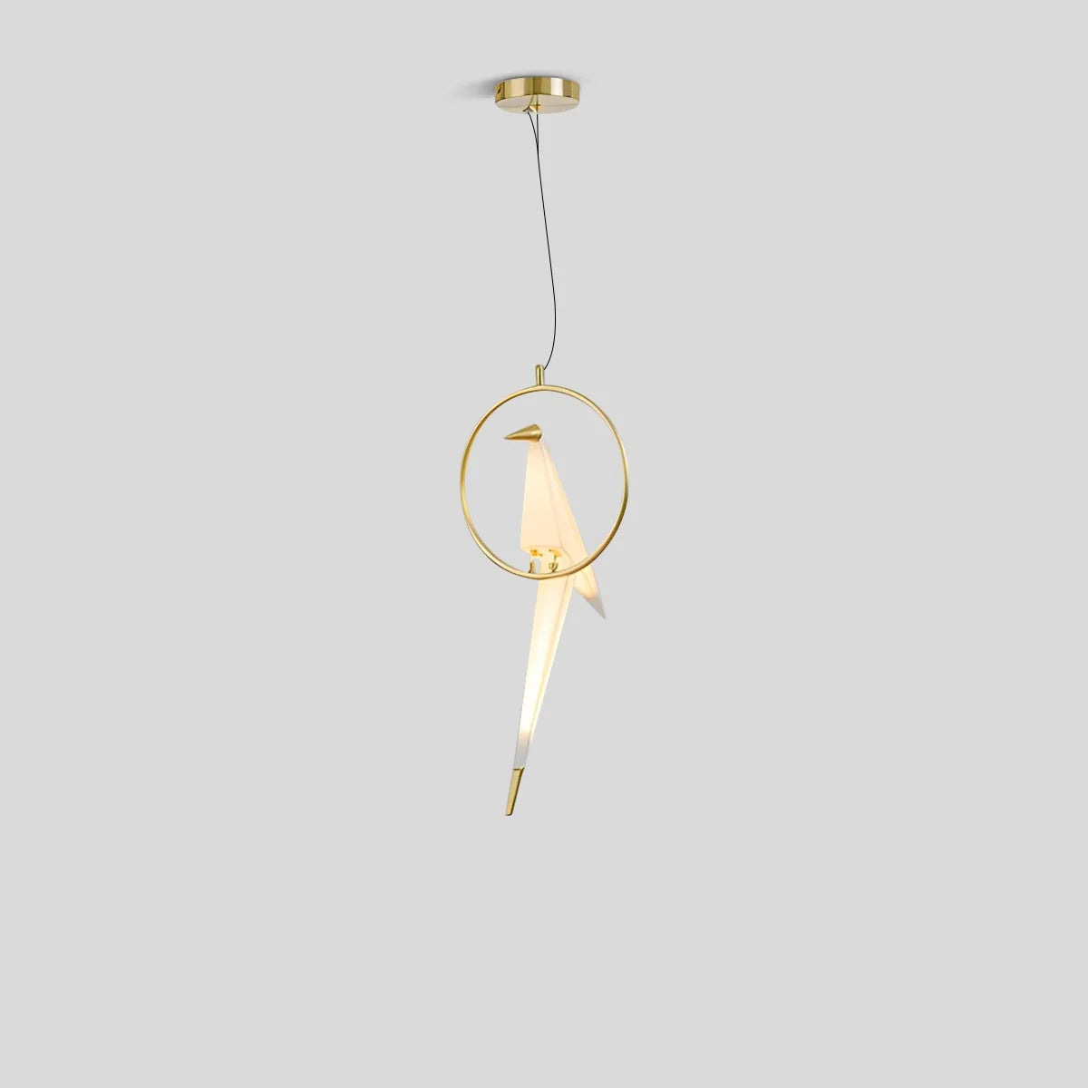 Eloer Paper Crane Bird Chandelier for Dining Room