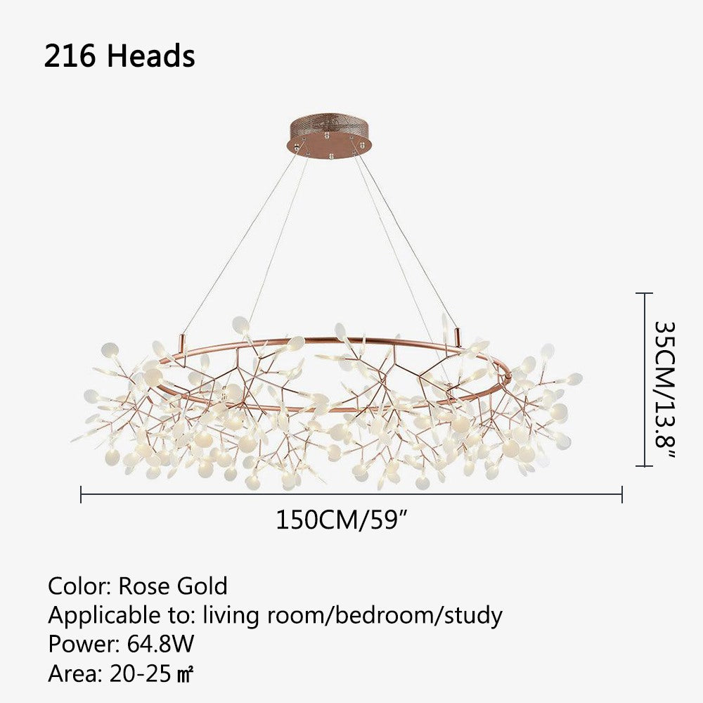 Eloer Branch Firefly Chandelier for Living Room