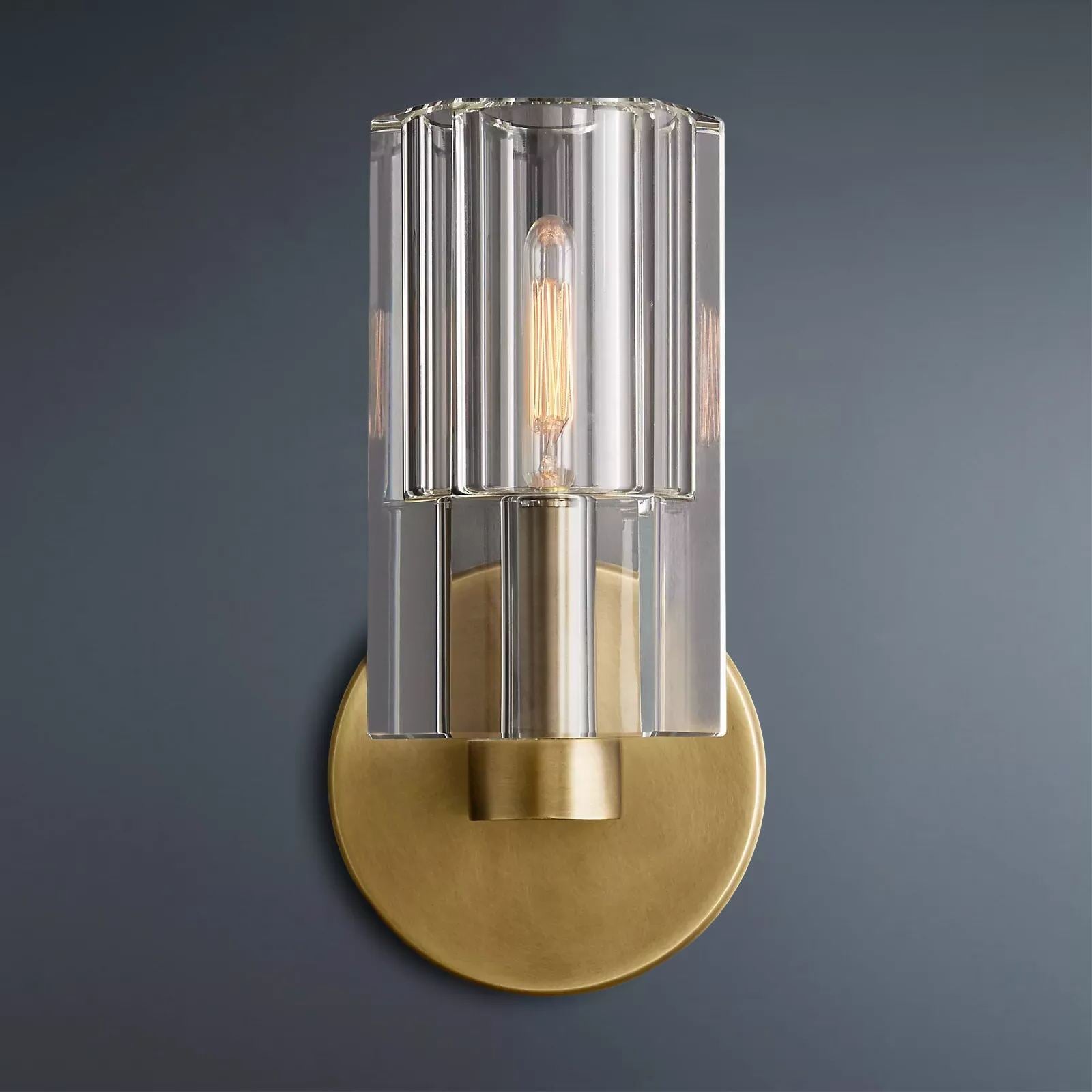 Arcachon Brass Wall Sconce-konalight