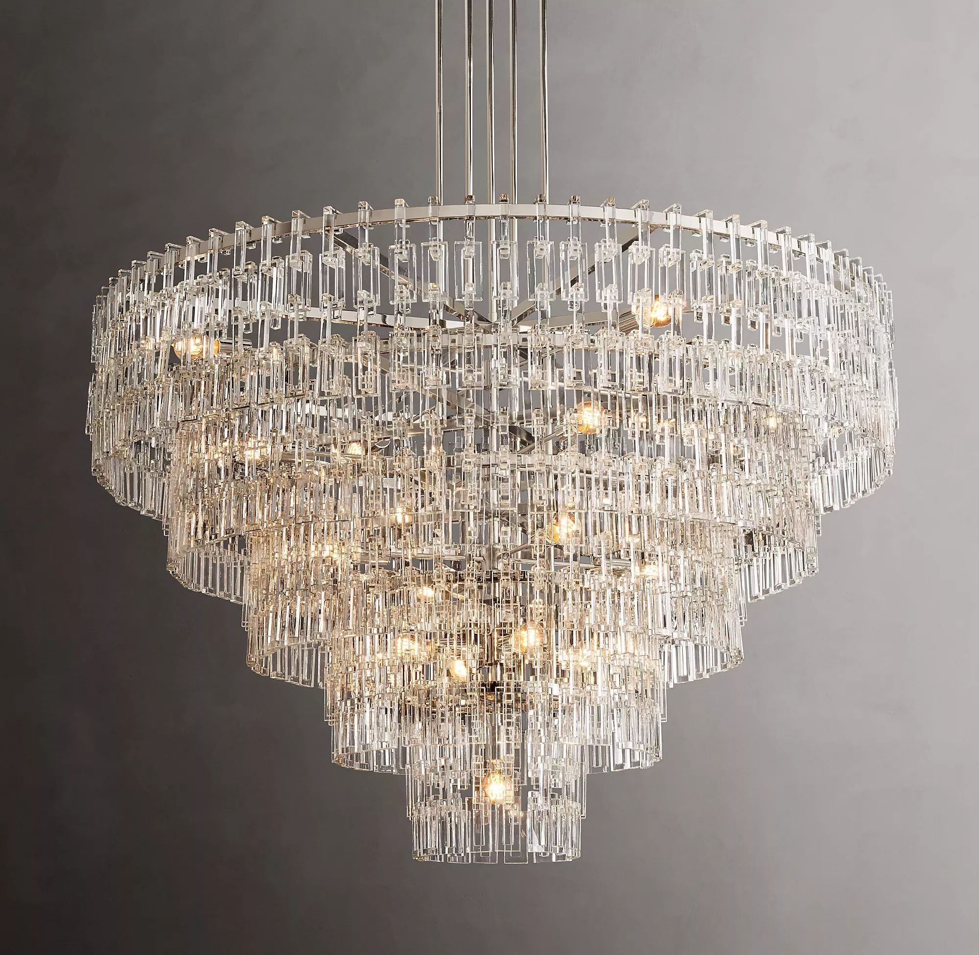 Marignan Tiered Round Chandelier 60"