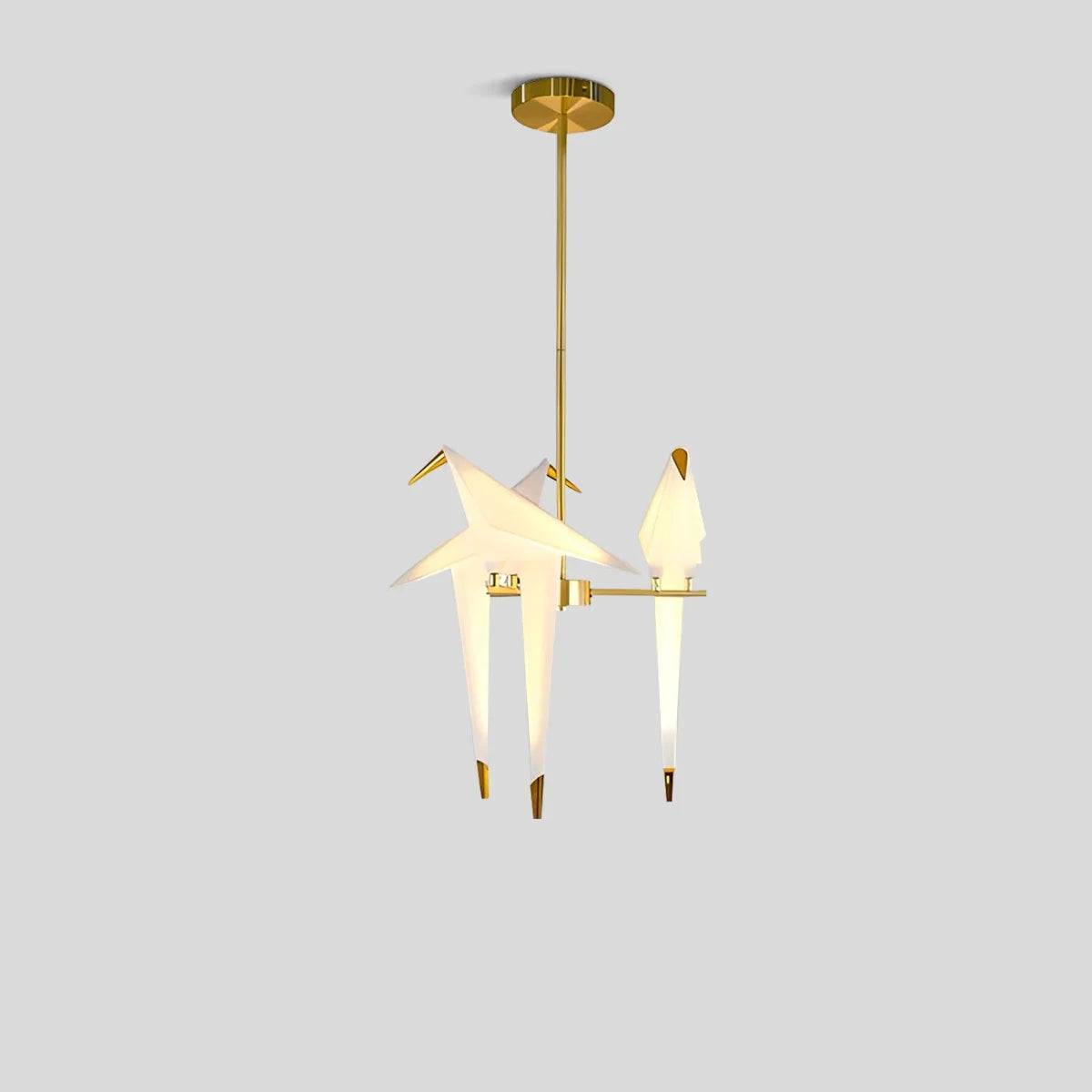 Eloer Paper Crane Bird Chandelier for Dining Room