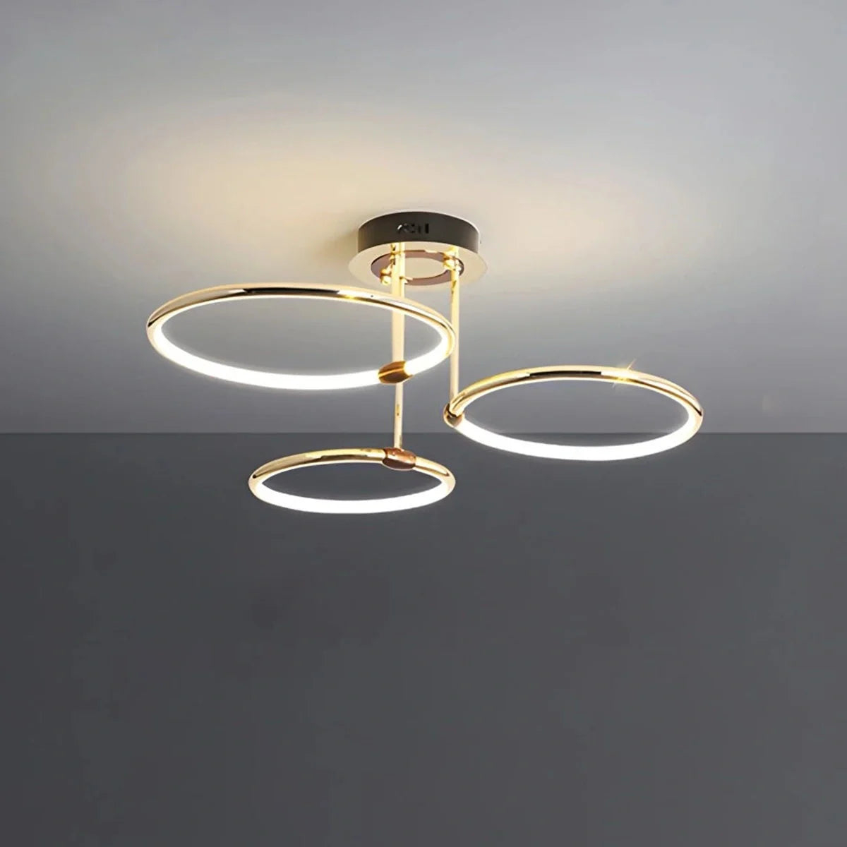 Eloer Metal Circular Chandelier Ceiling Lamp