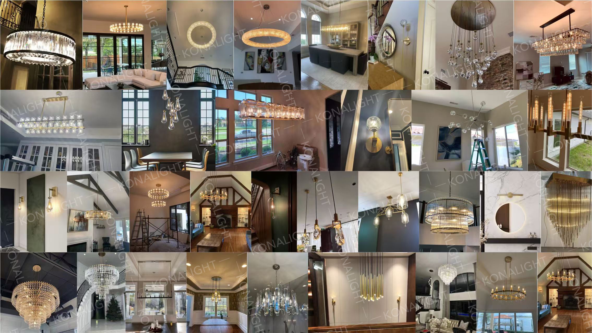 Mia Glass Round Chandelier 47" For Dinning Room