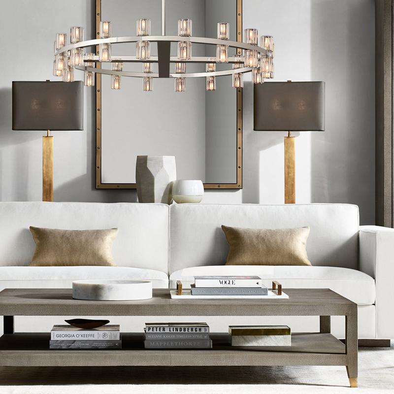 Arcachon Luxury Crystal Round Chandelier 48-Light 48"-konalight